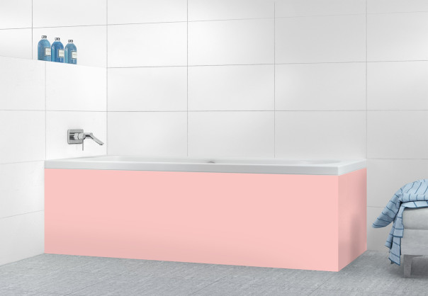 Panneau tablier de bain Rose Poudre