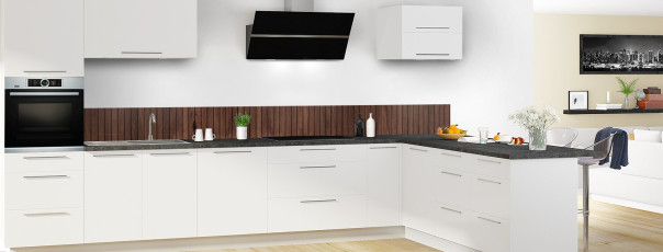 Crédence de cuisine DP38013A frise en perspective