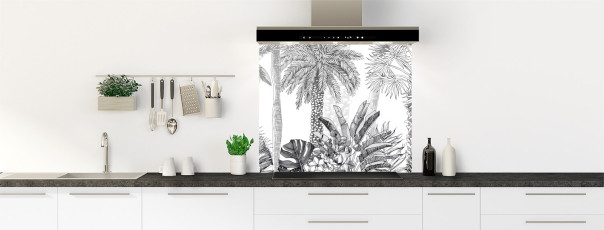 Crédence de cuisine SH25367A fond de hotte