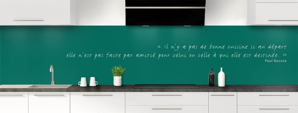 Crédence de cuisine TEXTE3B couleur Foret panoramique