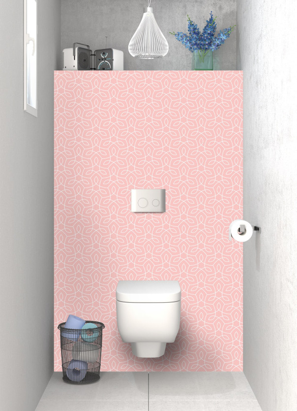 Panneau WC STB12108A couleur Rose Poudre