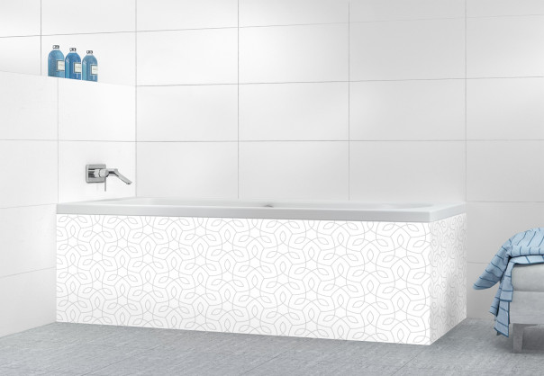 Panneau tablier de bain STB12108A couleur Blanc