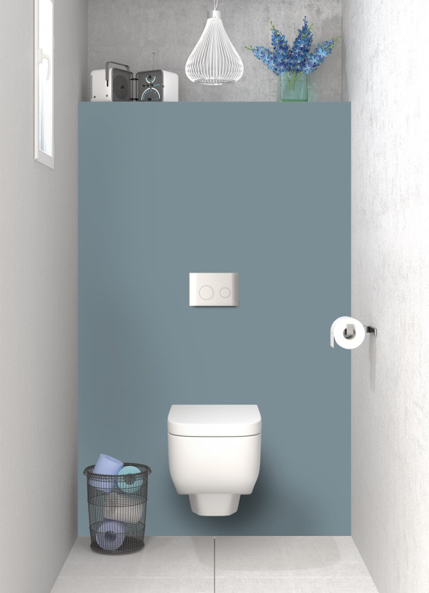 Panneau WC Gris bleu