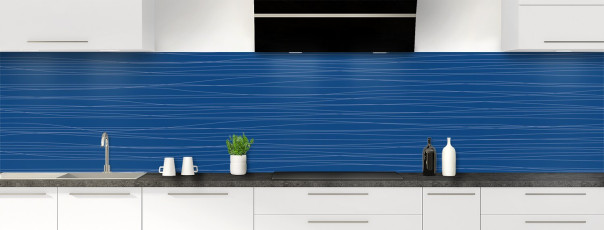 Crédence de cuisine YG15022J couleur Classic blue panoramique