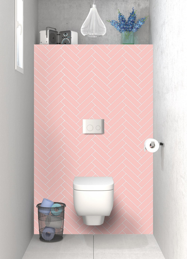 Panneau WC SCB18123A couleur Rose Poudre