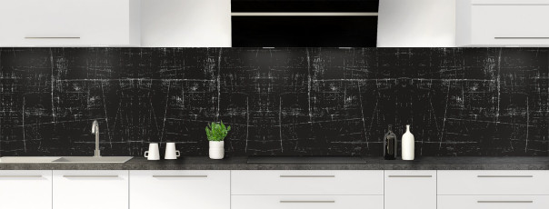 Crédence de cuisine BA13309F couleur 100 Noir panoramique
