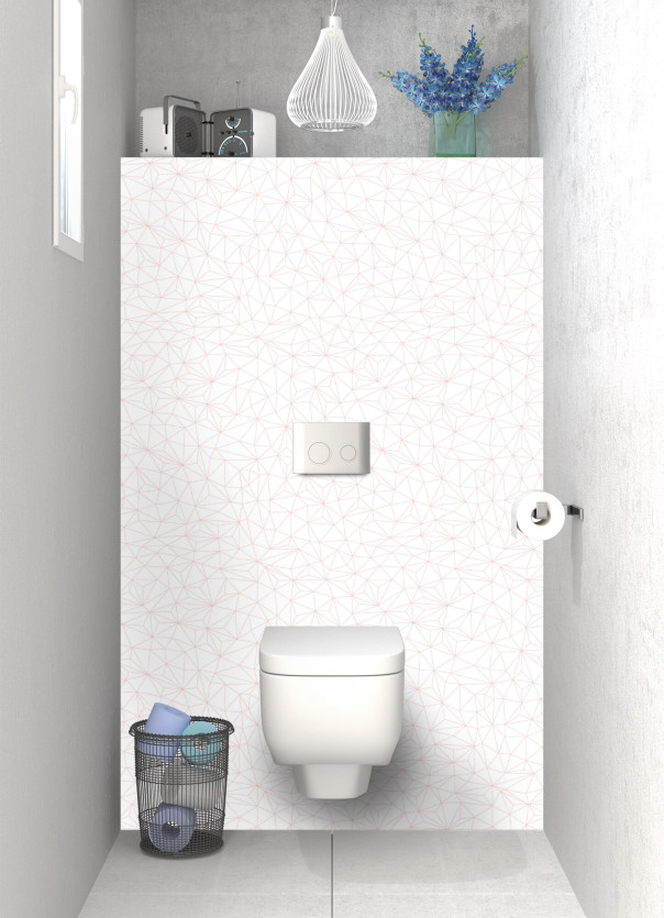 Panneau WC BUB21105A couleur Rose Poudre