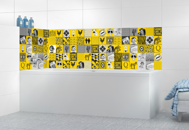 Panneau de bain DPB21032A couleur Citron