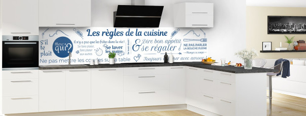 Crédence de cuisine ET20001A couleur Classic blue panoramique en perspective