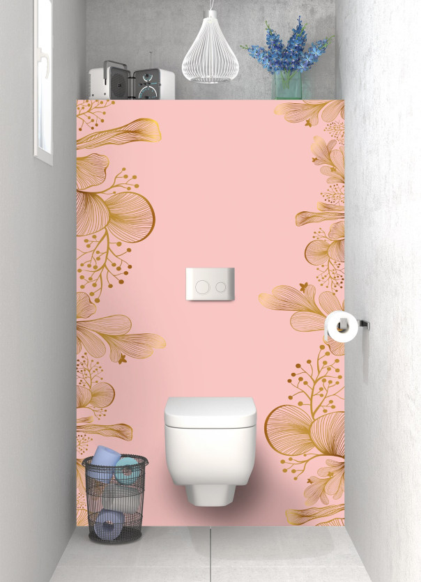 Panneau WC DPB14165A couleur Rose Poudre