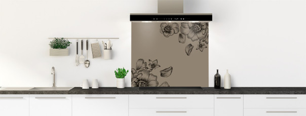 Crédence de cuisine CD95326MK fond de hotte