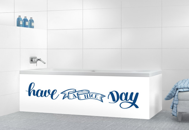 Panneau tablier de bain CITATION_5A couleur Classic blue