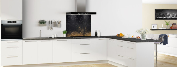 Crédence de cuisine SD07095A fond de hotte en perspective