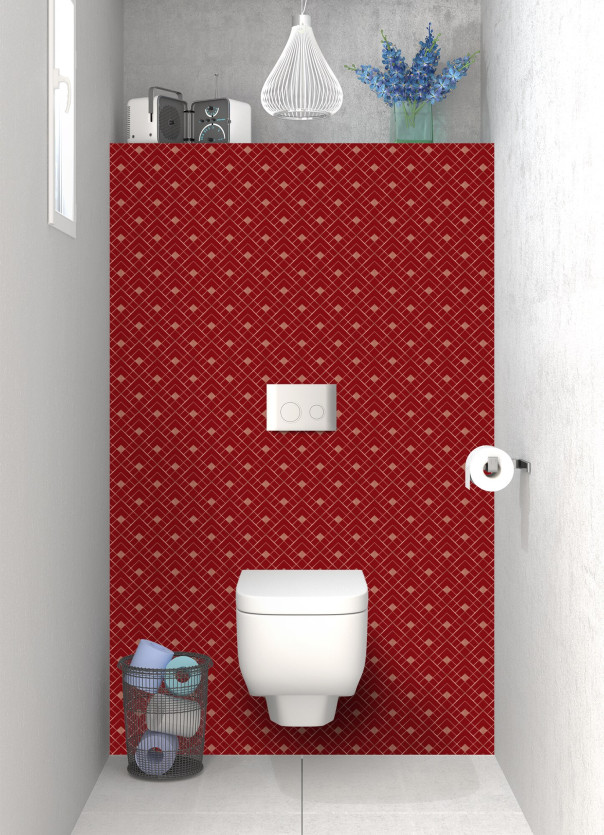 Panneau WC SHB11578A couleur Carmin