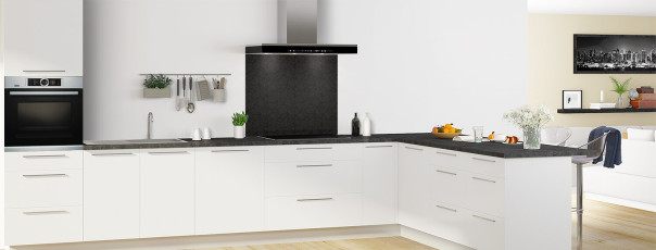 Crédence de cuisine FP93412NO fond de hotte en perspective