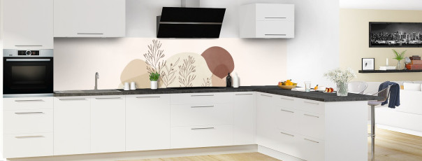 Crédence de cuisine DP28025A panoramique en perspective