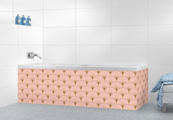 Panneau tablier de bain CDB22022A couleur Rose Poudre