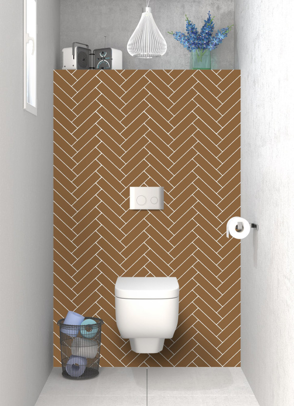 Panneau WC SCB18123A couleur Chocolat