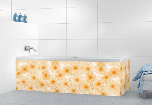 Panneau tablier de bain SHB11005A couleur Tangerine