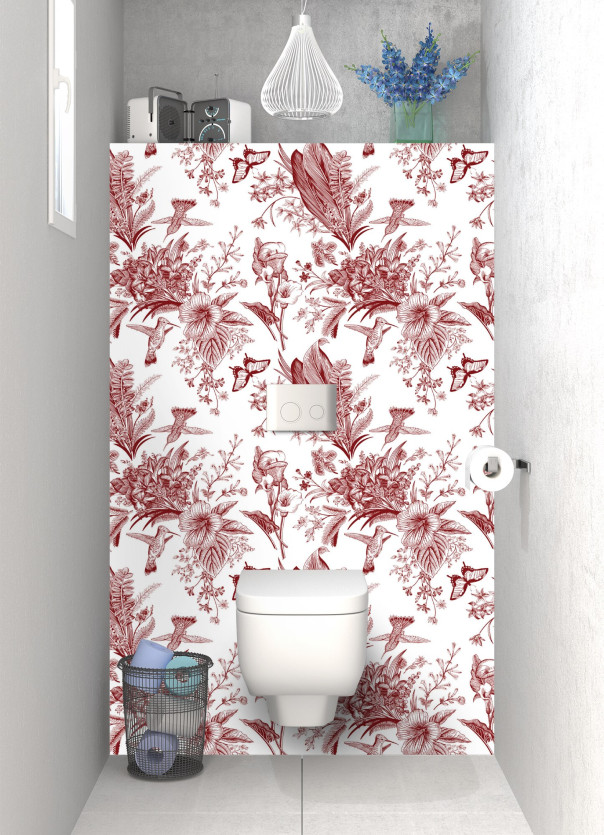 Panneau WC SHB47913A couleur Carmin