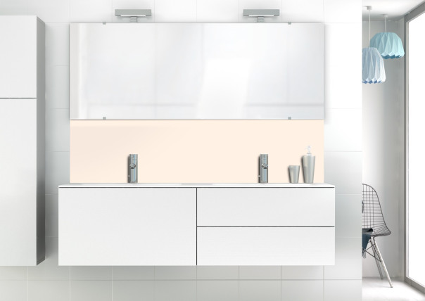 Panneau vasque Alu Mousseline