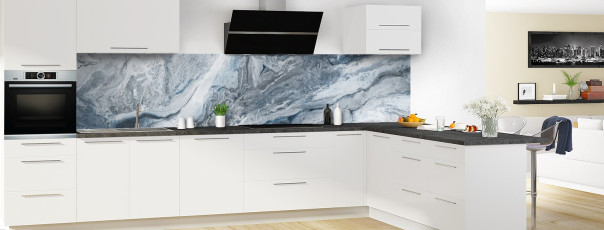 Crédence de cuisine SH22509A panoramique en perspective