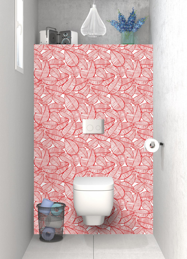 Panneau WC SHB75906A couleur Rouge Vif