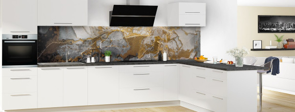 Crédence de cuisine SD07092A panoramique en perspective