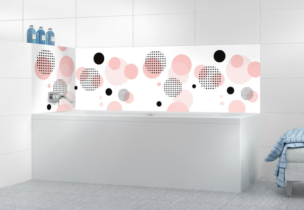 Panneau de bain SCB21072A couleur Rose Poudre