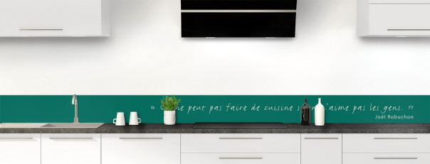 Crédence de cuisine TEXTE2B couleur Foret frise