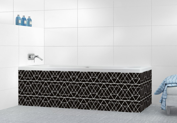 Panneau tablier de bain DPB14161A couleur 100 Noir