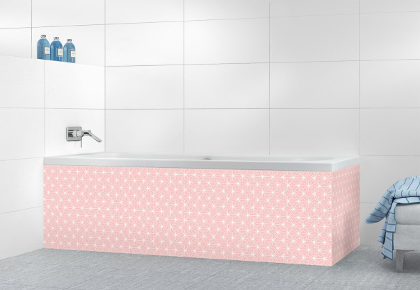 Panneau tablier de bain SHB33094A couleur Rose Poudre