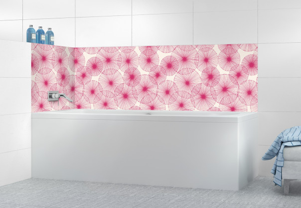 Panneau de bain SHB11005A couleur Hortensia