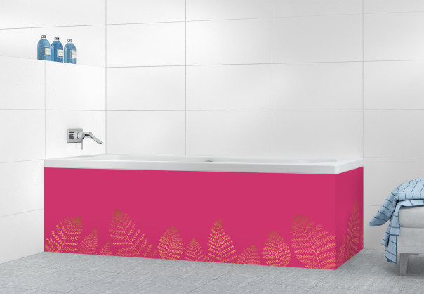 Panneau tablier de bain DPB14164A couleur Hortensia