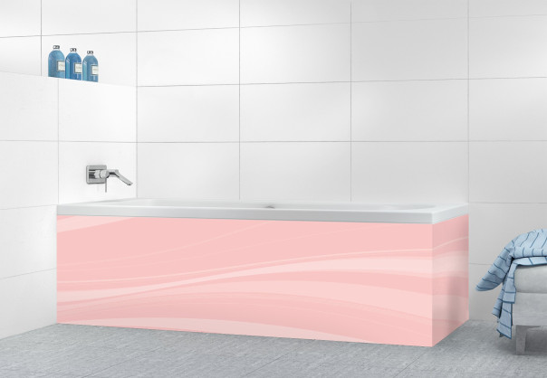 Panneau tablier de bain CPB05111F couleur Rose Poudre