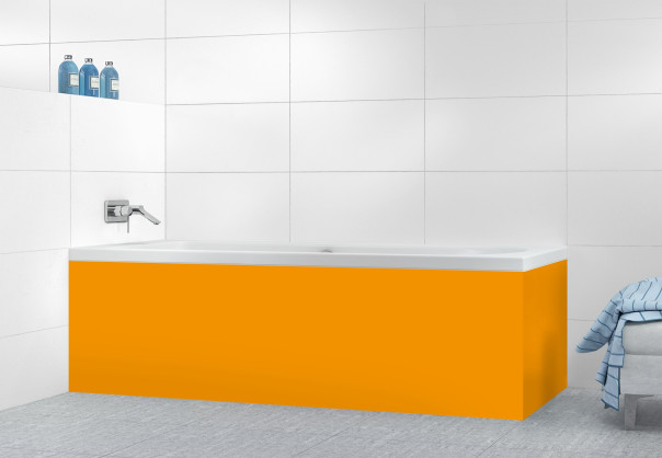 Panneau tablier de bain Orange vif