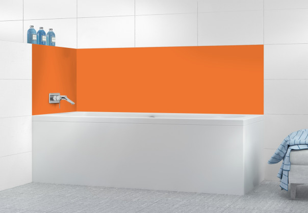 Panneau de bain Orange