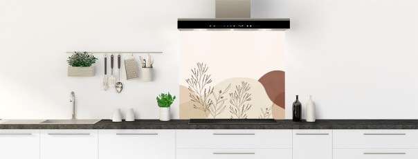 Crédence de cuisine DP28025A fond de hotte