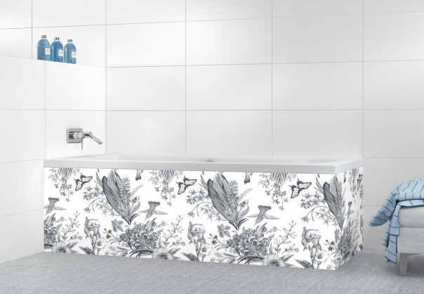 Panneau tablier de bain SHB47913A couleur Carbone
