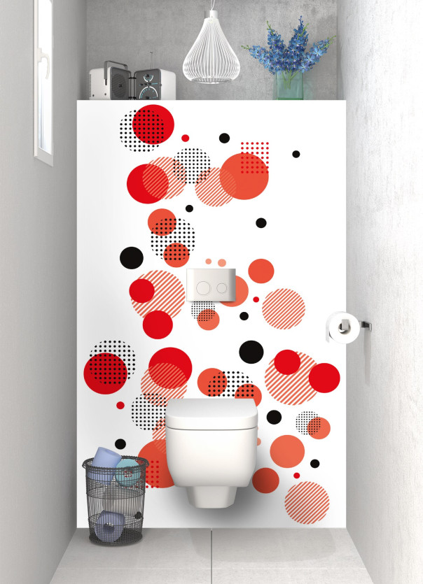 Panneau WC SCB21072A couleur Rouge Vif