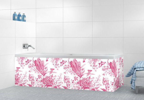 Panneau tablier de bain SHB47913A couleur Hortensia