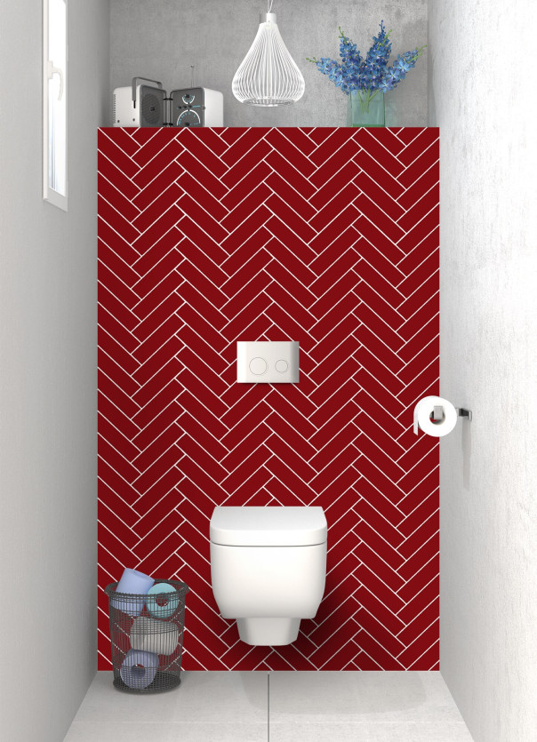 Panneau WC SCB18123A couleur Carmin