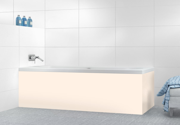 Panneau tablier de bain Alu Mousseline