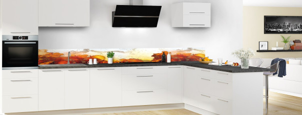 Crédence de cuisine SD07093A frise en perspective