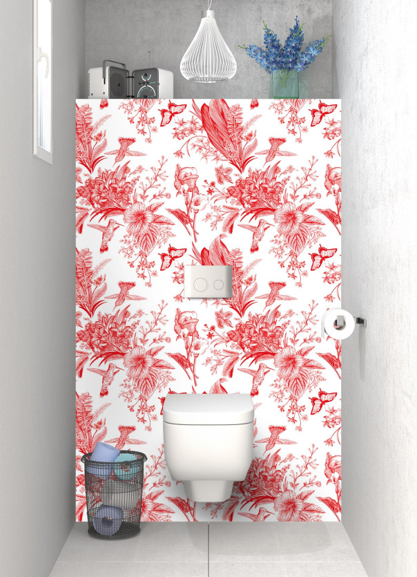 Panneau WC SHB47913A couleur Rouge Vif