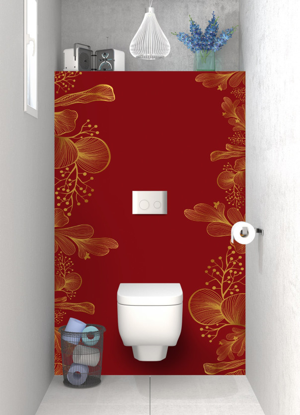 Panneau WC DPB14165A couleur Carmin