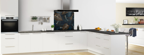 Crédence de cuisine AB19865A fond de hotte en perspective