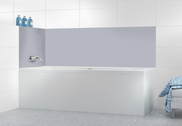 Panneau de bain Gris metal