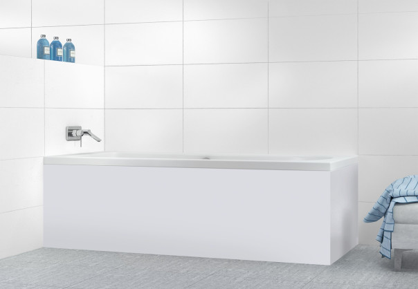 Panneau tablier de bain Gris clair