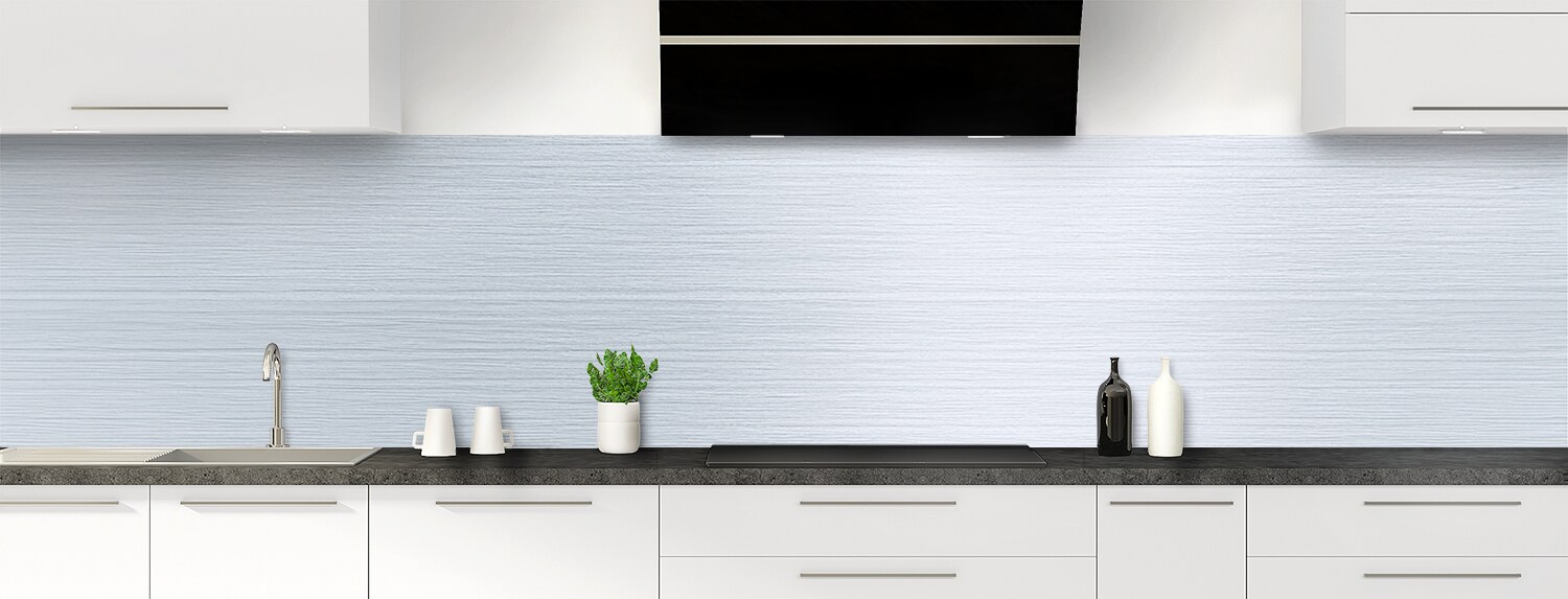 Crédence Inox Brossé Couleur Laiton - épaisseur 0,8 Mm, Hauteur 25 Cm, Longueur Au Choix (60cm à 3m)